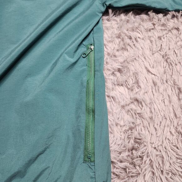 Vintage Izod Pullover Golf Jacket Mens Large Nylon V‎ Neck Ribbed Pockets 90s - Picture 10 of 12